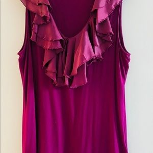 - Ralph Lauren Raspberry sleeveless tee